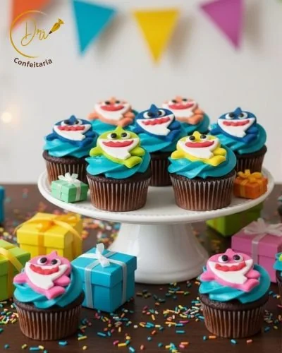 Cupcakes coloridos para festa